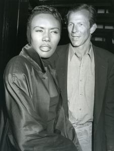 Grace Jones and Peter Beard 1985, NYC.jpg